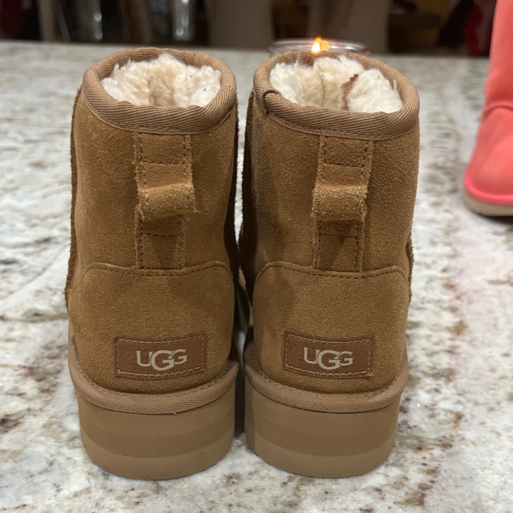UGG Kids Brown Suede Boots